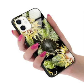 etui-glass-szklane-do-iphone-12-mini-flower-kwiaty-natura-leaves-top-wzory