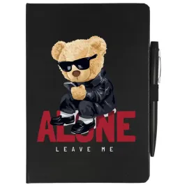 notes-czarny-a5-dlugopis-alone-leave-me-wzory