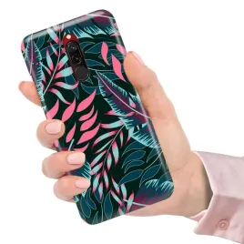 etui-do-xiaomi-redmi-8-kwiaty-kolorowe-mix-wzory