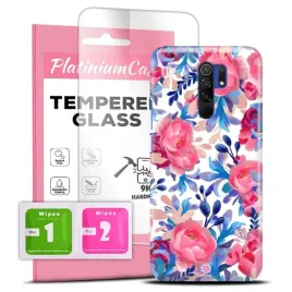 etui-szklo-gratis-do-xiaomi-redmi-9-kwiaty-wzory