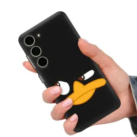 etui-matowe-czarne-obudowa-matt-pepe-pan-dziobak-do-samsung-s24