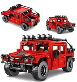 model-samochodu-red-hummer-953-klocki-edukacyjne