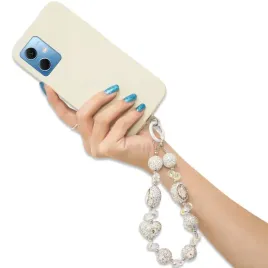 etui-matowe-bezowe-brelok-do-xiaomi-redmi-note-12-5g-korale-z-cyrkoniami