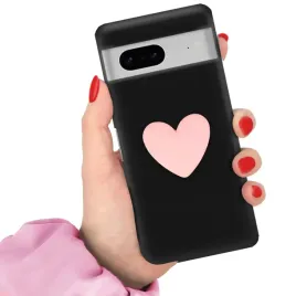 etui-matowe-black-do-google-pixel-7-rozowe-serce