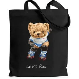 torba-na-zakupy-wrotki-shopper-eko-czarna-wzory