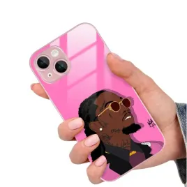 etui-glass-rozowy-szklane-do-iphone-14-raperskie-rap-drake-kanye-2pac-wzory