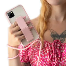 etui-bracket-transparentne-do-realme-c11-z-uchwytem-i-rozowym-sznurkiem