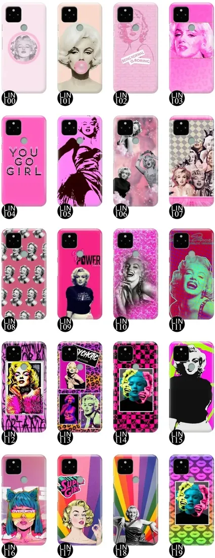 etui-do-google-pixel-5a-marilyn-monroe-mix-wzory