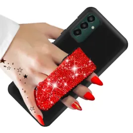 etui-matowe-mat-czarne-obudowa-pasek-czerwony-cyrkonie-do-samsung-m23-5g
