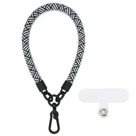 zawieszka-brelok-smycz-quick-do-etui-telefonu-kluczy-petla-czarno-biala