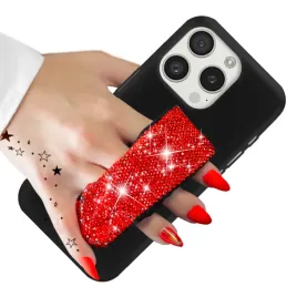 etui-matowe-mat-czarne-obudowa-pasek-czerwony-cyrkonie-do-iphone-14-pro