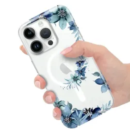 etui-do-iphone-15-pro-magsafe-grube-anti-shock-flower-kwiatowe-modne-wzory