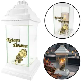 bialy-znicz-kapliczka-szklany-dzien-babci-i-dziadka-kochanym-dziadkom