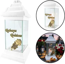bialy-znicz-kapliczka-szklany-lampion-dla-rodzicow-kochanym-rodzicom-roza