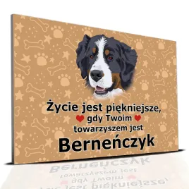 tabliczka-pcv-ciemno-brazowy-zycie-jest-piekne-bernenczyk-prezent-mix-wzory