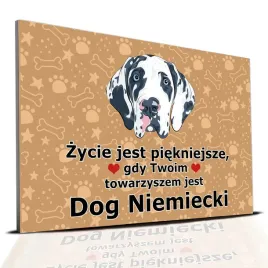 tabliczka-pcv-ciemno-brazowy-zycie-jest-piekne-dog-niemiecki-prezent-wzory