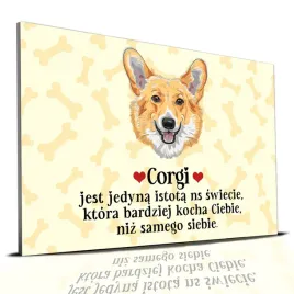 tabliczka-zolty-22x15cm-corgi-kocha-ciebie-bardziej-niz-samego-siebie-wzory