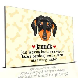 tabliczka-zolty-22x15cm-jamnik-kocha-ciebie-bardziej-niz-samego-siebie-wz