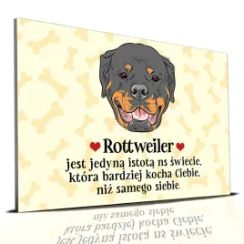 tabliczka-zolty-22x15cm-rottweiler-jest-jedyna-istota-ktora-cie-kocha-wz