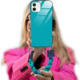 etui-premium-glass-szklane-turkusowy-lancuszek-gruby-splot-do-iphone-12