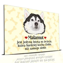 tabliczka-zolty-22x15cm-malamut-kocha-ciebie-bardziej-niz-samego-siebie-wz