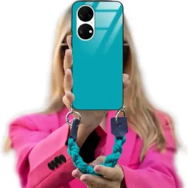 etui-premium-glass-szklane-turkusowy-lancuszek-gruby-splot-do-huawei-p50