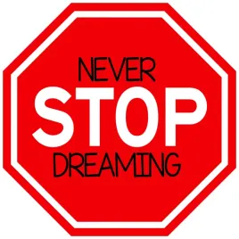 naklejka-ozdobna-13x13cm-never-stop-dreaming-wz