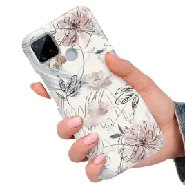 etui-premium-grube-2mm-do-realme-c15-beige-bezowe-delikatne-kobiece-wzory