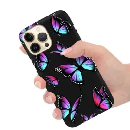 etui-case-matowe-silikonowe-czarne-do-iphone-13-pro-max-w-motylki-butterfly