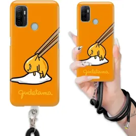 etui-quick-do-oppo-a53s-czarny-sznurek-jajko-gudetama-smieszne-wiele-wzorow