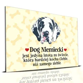 tabliczka-zolty-22x15cm-dog-niemiecki-jest-jedyna-istota-ktora-cie-kocha-wz