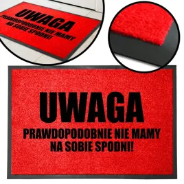 wycieraczka-wejsciowa-czerwona-uwaga-zabawne-wzory