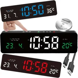 funkcjonalny-zegar-scienny-budzik-cyfrowy-led-temperatura-data-cichy