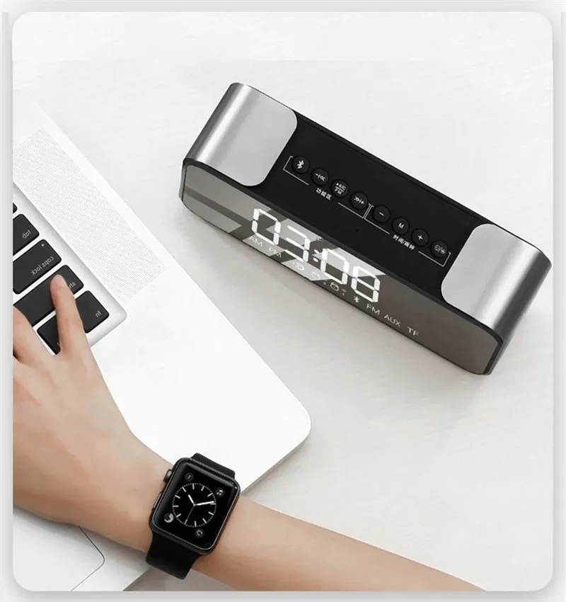 radiobudzik-bluetooth-glosnik-led-stylowy-stan-nowy