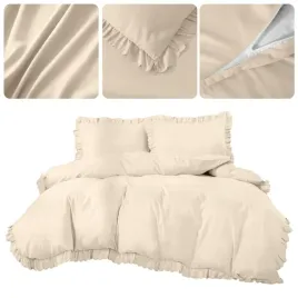 posciel-220x200-z-falbanka-mikrofibra-poszewki-70x80-luxury-jowita-krem
