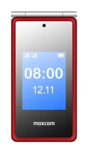 telefon-kom-maxcom-mm835-czerwony-funkcje-szybkie-ladowanie