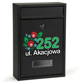 skrzynka-pocztowa-na-listy-z-adresem-folklor-wzory