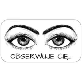naklejka-na-samochod-zabawne-obserwuje-cie-wzory