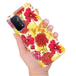 etui-do-oppo-a74-5g-kwiaty-flower-natura-top-wzory