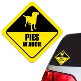 naklejka-na-auto-drukowana-zolta-pies-w-aucie-wz