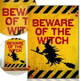 tabliczka-ostrzegawcza-beware-of-the-witch-wzory