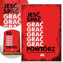 tabliczka-do-pokoju-dla-gracza-jesc-grac-mix-wzory