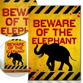 tabliczka-ostrzegawcza-beware-of-the-elephant-mix
