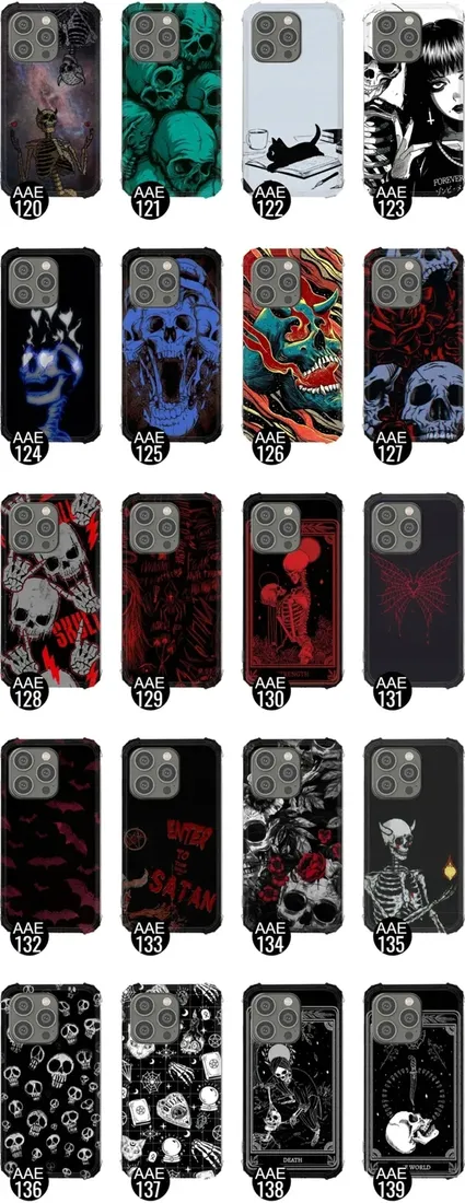 etui-shock-do-iphone-15-pro-case-skull-goth-wzor