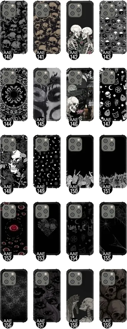 etui-shock-do-iphone-15-pro-case-skull-goth-wzor