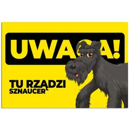 tabliczka-22x15cm-uwaga-sznaucer-wzory-uwaga-pies