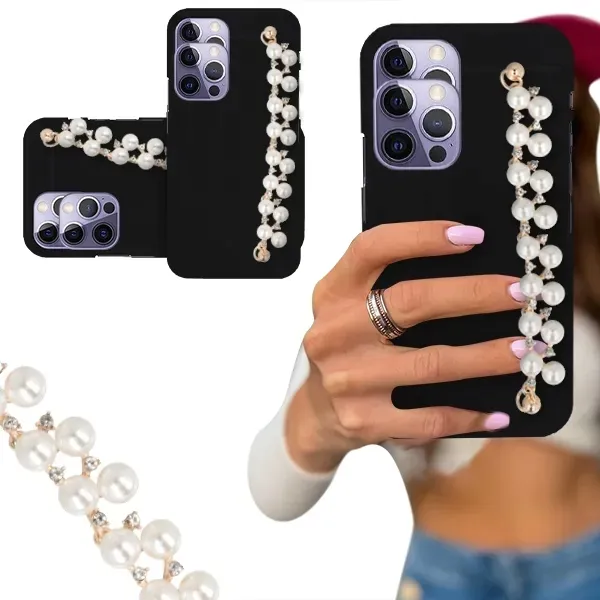 etui-blink-czarny-mat-do-iphone-14-pro-biale-perly