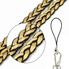 smycz-zawieszka-do-telefonu-kluczy-pleciona-zlota
