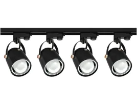 komplet-4-lamp-3-fazowe-e27-czarne-szyna-200cm-3fazowa-do-galerii