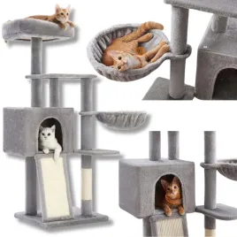 drapak-wysoki-legowisko-slupek-do-drapania-wieza-feandrea-101-160-cm